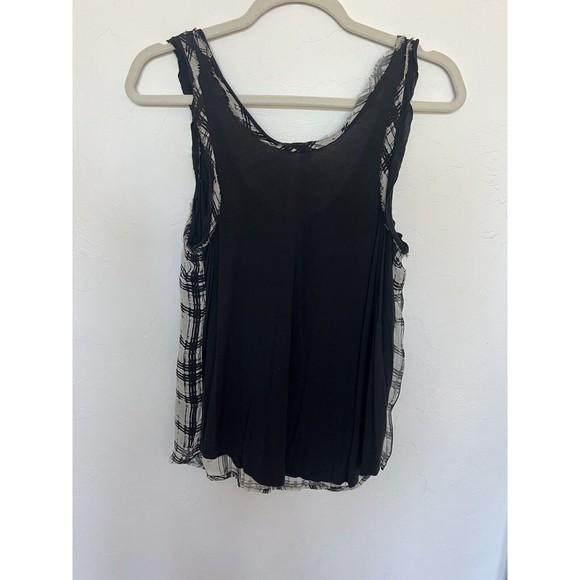 Ella Moss Womens S Tank Black & Cream - Picture 3 of 4